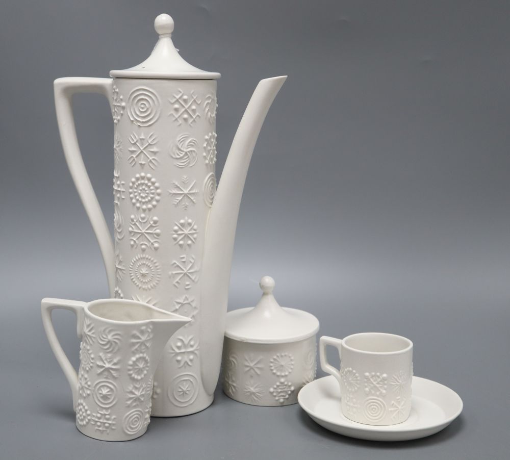 A 1960s Portmeirion Totem patterned coffee set